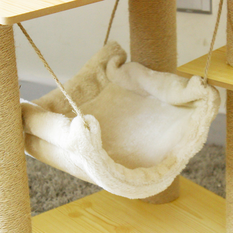 猫爬架木质猫窝大型剑麻猫抓柱猫跳台猫架猫树宠物猫玩具多省(请先与客服确认再)