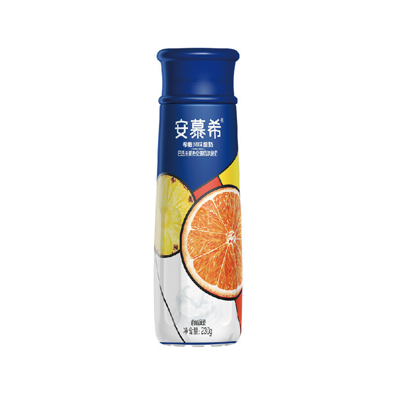 伊利安慕希高端畅饮型橙凤梨风味酸奶230g