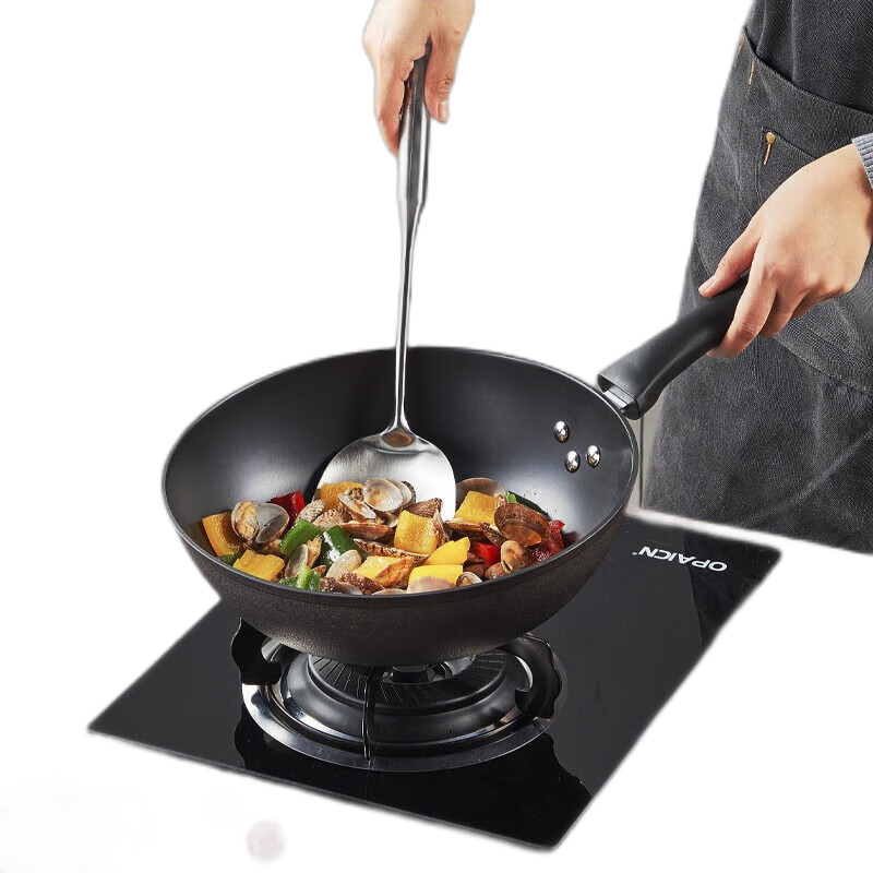 炊大皇 DJ30ZT典精铸铁炒锅30cm(单位:个)高清大图