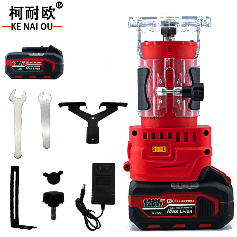 柯耐欧 无刷锂电多功能修边机开槽机 4.0AH 6.0AH 套 4.0AH一电一充