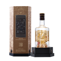 【官方旗舰店】水井坊 典藏大师版 金狮装 浓香型白酒 川酒礼盒装 53° 500mL