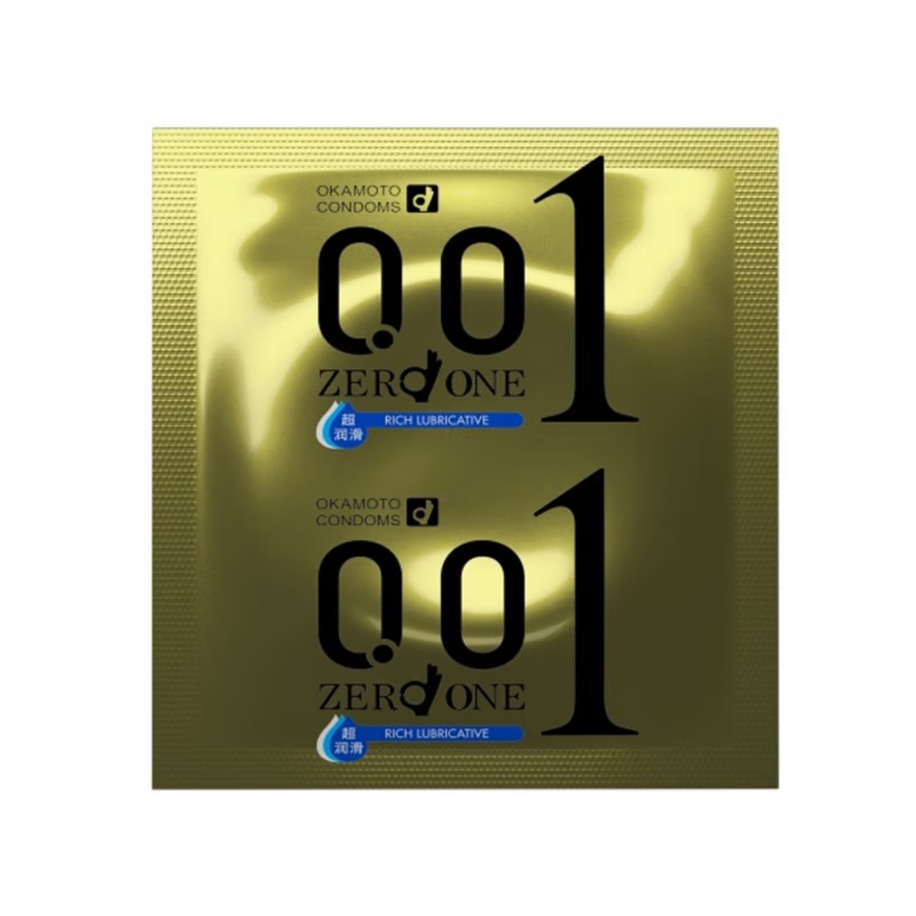冈本聚氨酯避孕套-0.01 超润滑 3片装高清大图