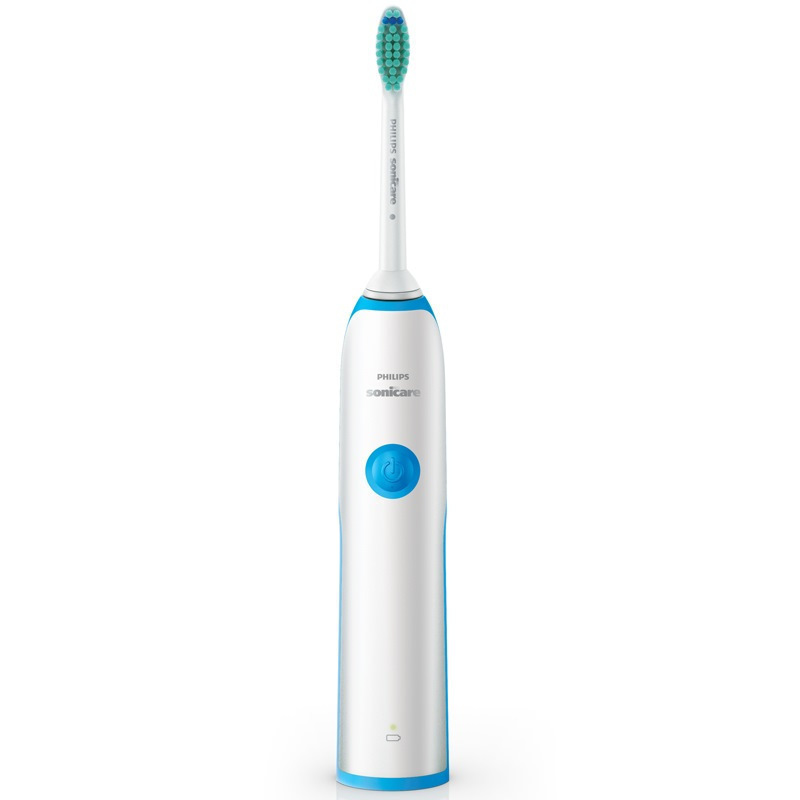 飞利浦(Philips)电动牙刷成人声波震动式 男女充电式牙刷23000次/分钟 清洁口腔 HX3216/13湖蓝色