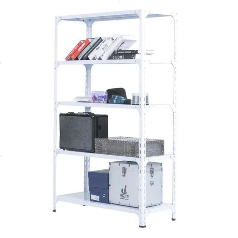 角钢货架多层置物架储物架家用自由组合收纳架展示架超市货架架子 高80cm三层 加厚长100cm宽30c图片