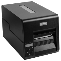 得力(deli)DL-230T打印机工业级标签机条码打印机 二维码不干胶打印机108mm 大容量 黑色