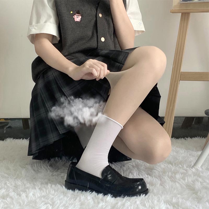 秋天美肤袜搭配jk的光腿神器肤色美腿袜裸感加绒丝袜