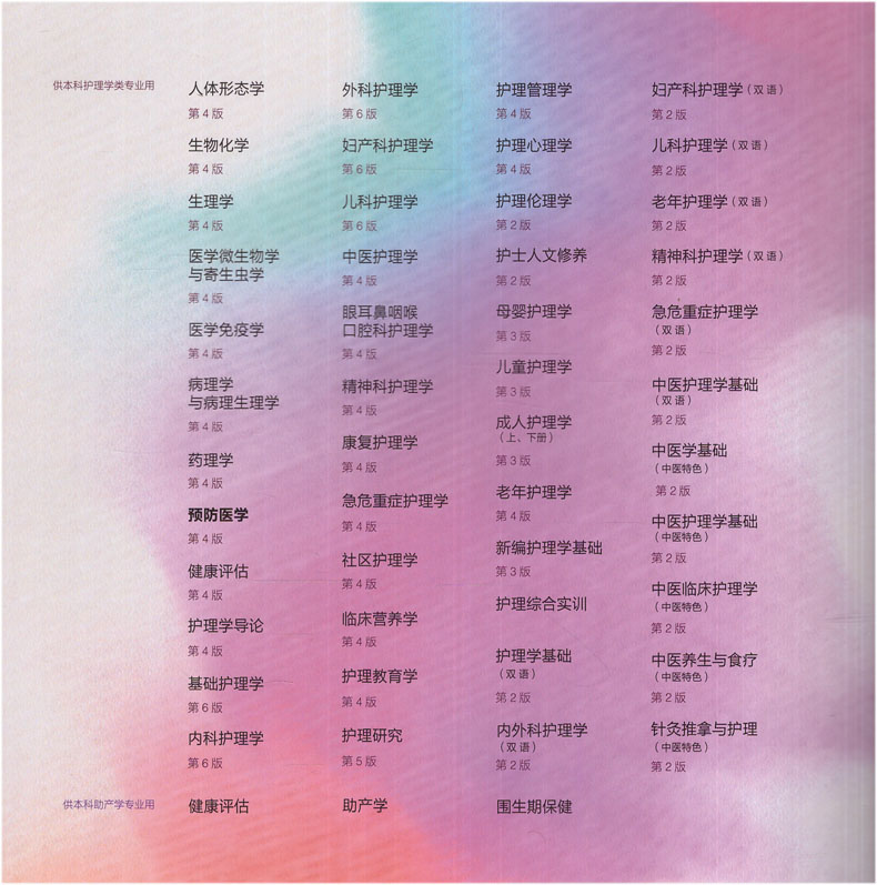 [正版] 第六轮 预防医学(十三五/第4版/本科护理/配增值/供本科护理学类专业用)凌文华 许能锋主编 人民卫生出版高清大图