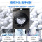 三星(SAMSUNG)10.5公斤洗烘一体机滚筒洗衣机全自动 泡泡净洗 AI智能控制 WD10T504DBX/SC 灰