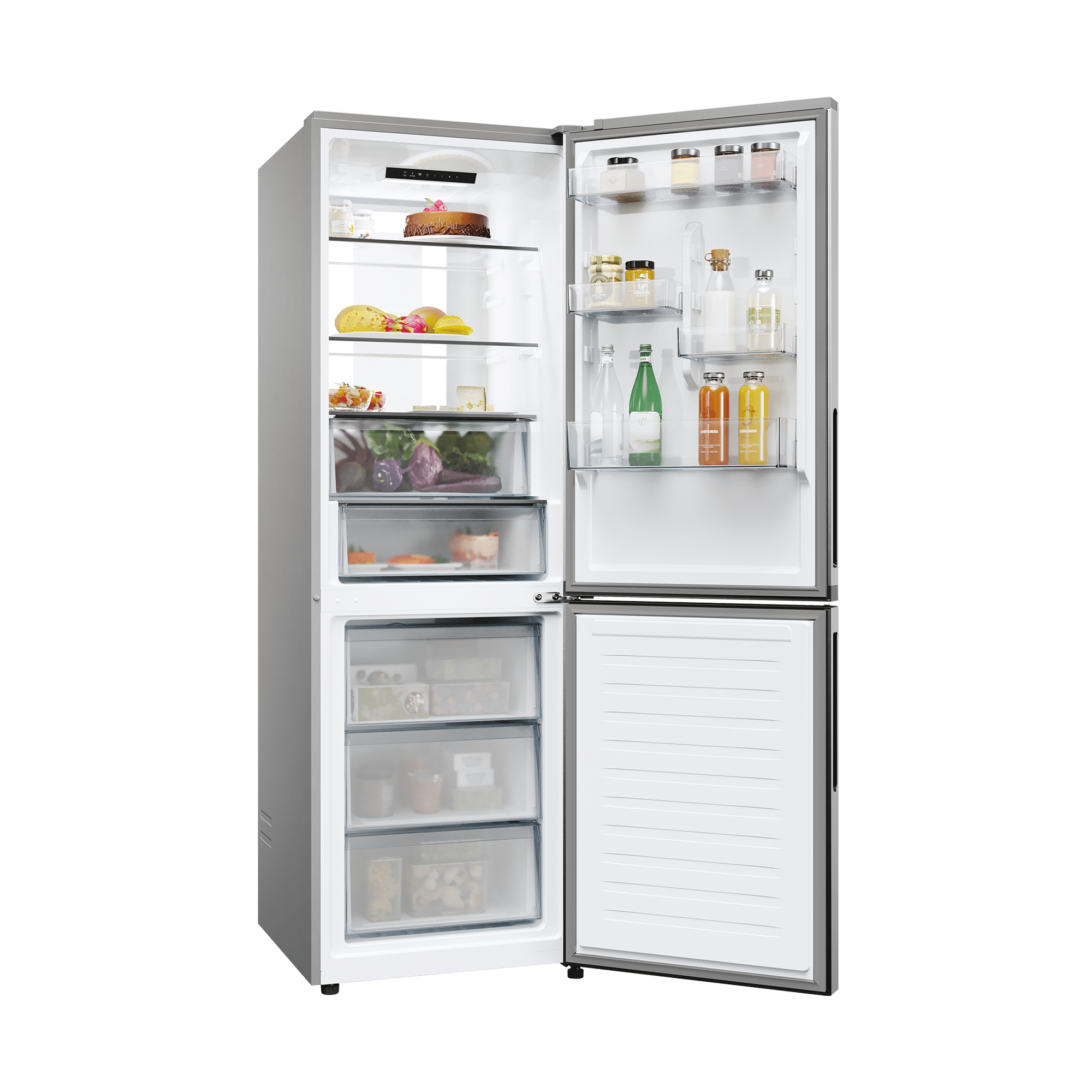 海尔(Haier)360升双门冰箱 零度恒鲜专区 智慧迎宾交互灯 BCD-360WGHC2DESTU1(EX)高清大图