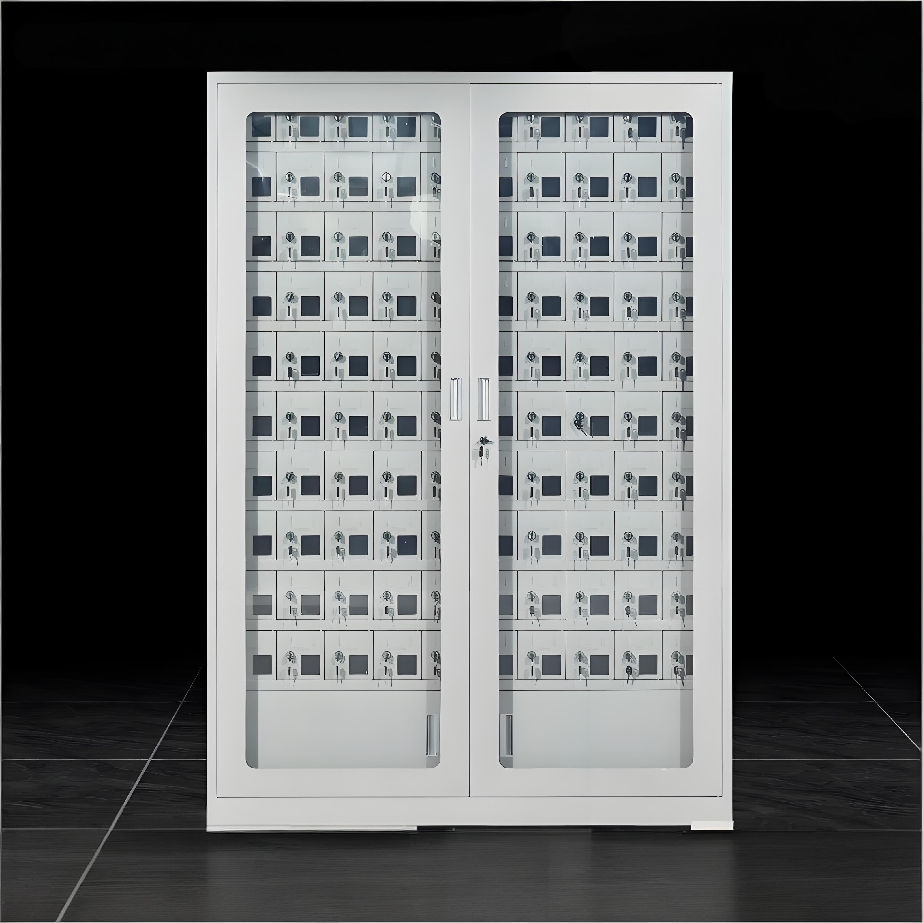 迅迈 一百门玻璃款 手机充电带锁存放柜 单位:台 35*120*180CM 货期七天 质保一年