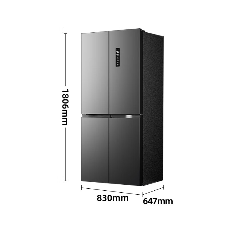 康佳(KONKA)居家瞬锁保鲜超大容量十字风冷冰箱 AR-555WPEG4高清大图
