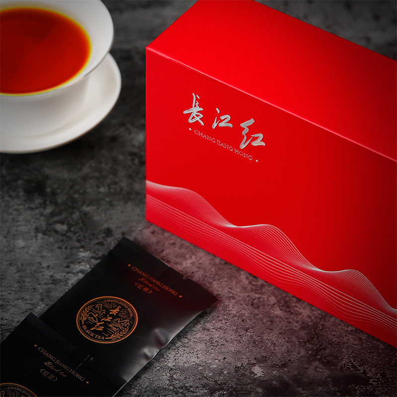 川红 长江红 红茶红色经典款 特级红茶 时尚经典年货礼盒茶叶51g/盒