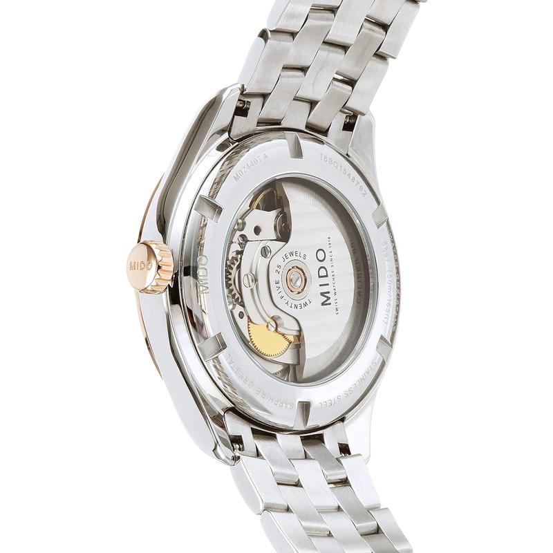 Mido瑞士手表 布鲁纳系列男士80机芯长动能自动机械表 轻奢名表高清大图