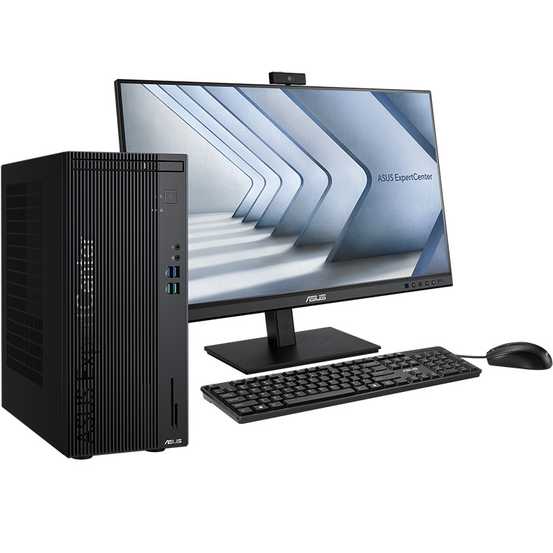华硕(ASUS)商用台式电脑弘道 D501MER-D501MER00371 23.8英寸 (G7400 8G 512G 集显 WIN11)
