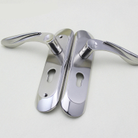 企购优品 家用实木门把手通用型锁孔距145mm