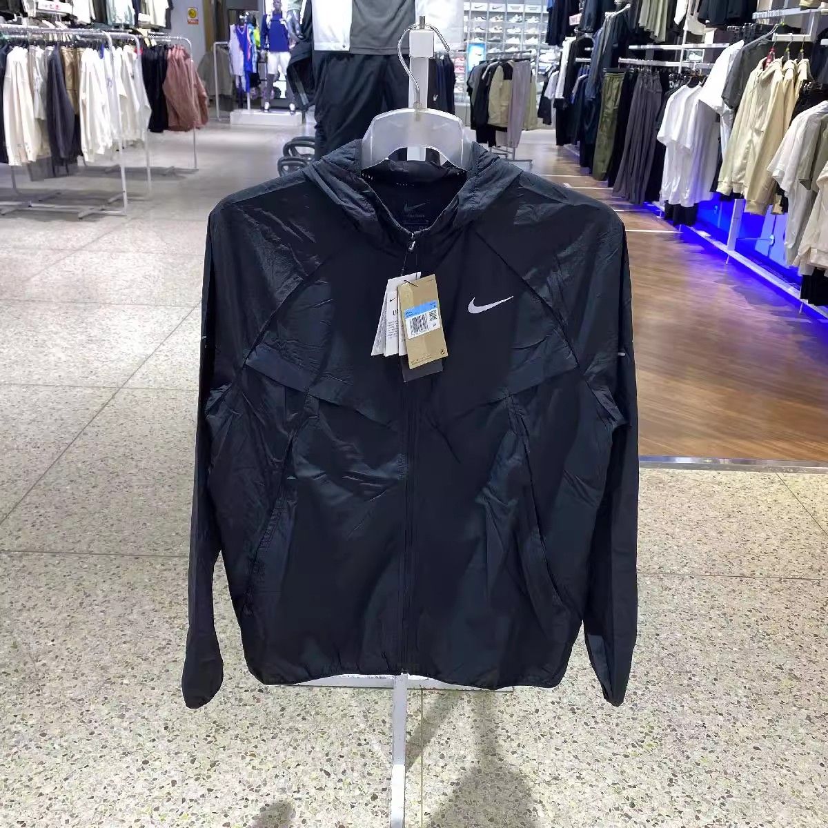 NIKE耐克连帽外套跑步系列运动休闲舒适梭织男装夹克HV4549-010 C HV4549-010 XL