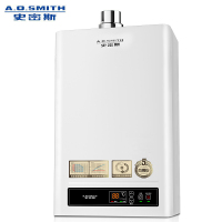 AO史密斯(A.O.Smith)燃气热水器16升JSQ33-S1家用恒温强排式 趋势新品自营 天燃气 灰色 不锈钢换热器