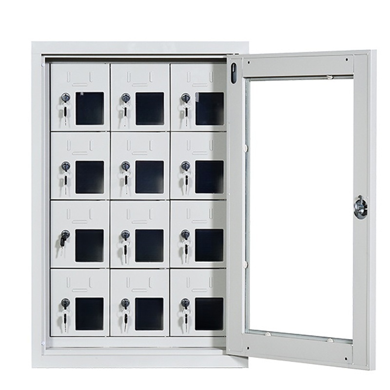 烁恒手机充电柜12门台高清大图