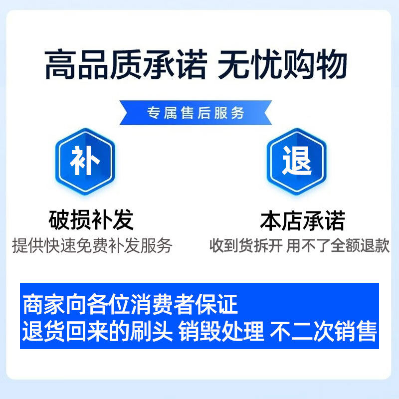 适配ABS爱彼此电动牙刷头宝蓝色卡尔森通用新款ST072/T11成人高清大图