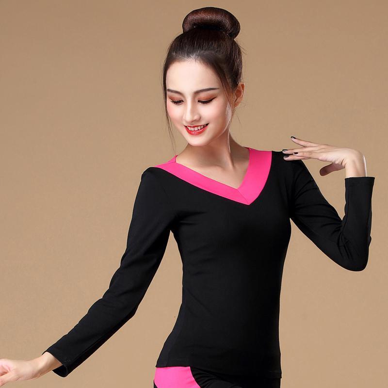 广场舞服装女秋装跳舞衣服舞蹈服长袖上衣加厚冬季新款成人臻依缘