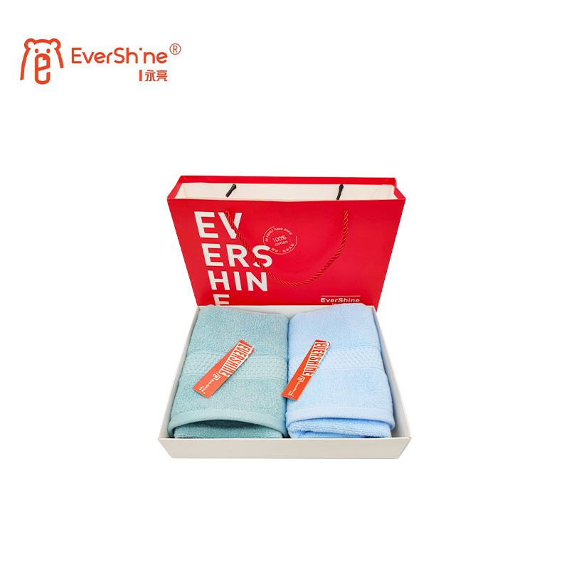 永亮毛巾简约主义面巾72*33cm 两条装/盒高清大图