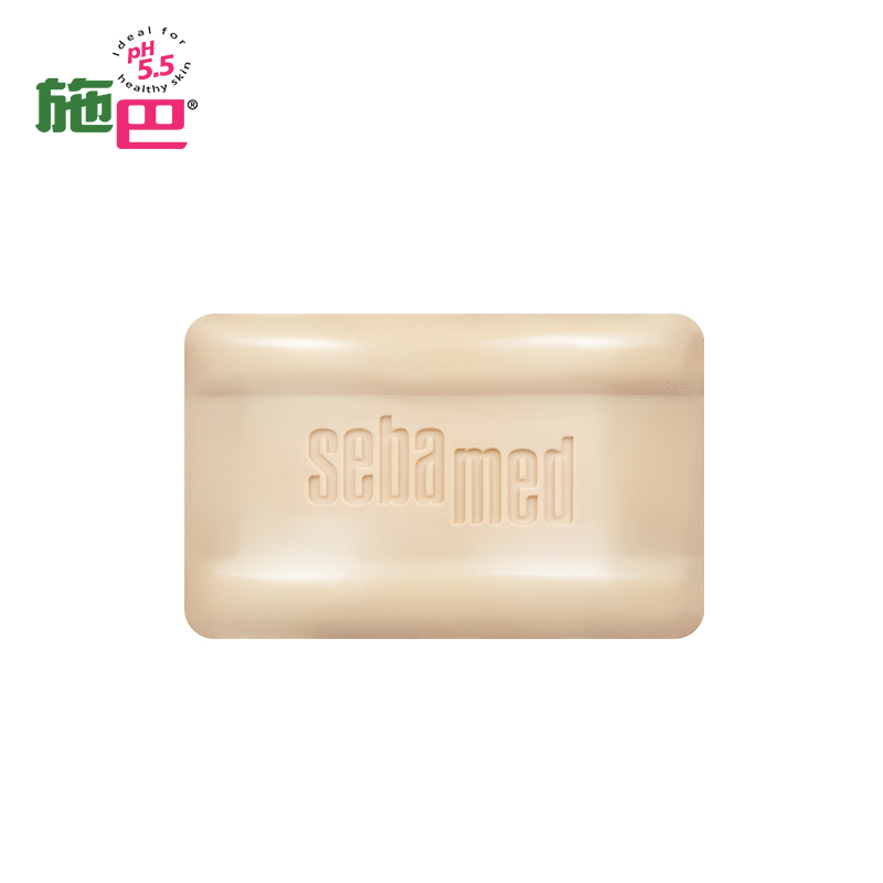 施巴sebamed 5.5洁面皂100g德国原装进口香皂 肥皂 控油 祛痘祛黑头 弱酸配方 呵护肌肤不紧绷高清大图