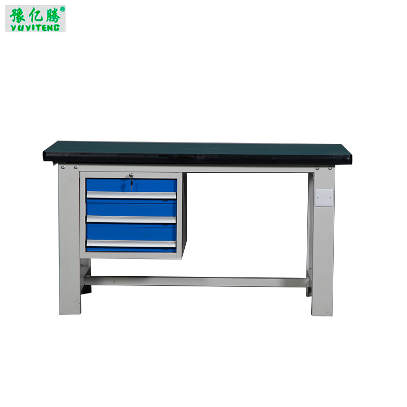 豫亿腾 钢制三抽工具桌，实验台，车间工作台，操作台，可定制高清大图