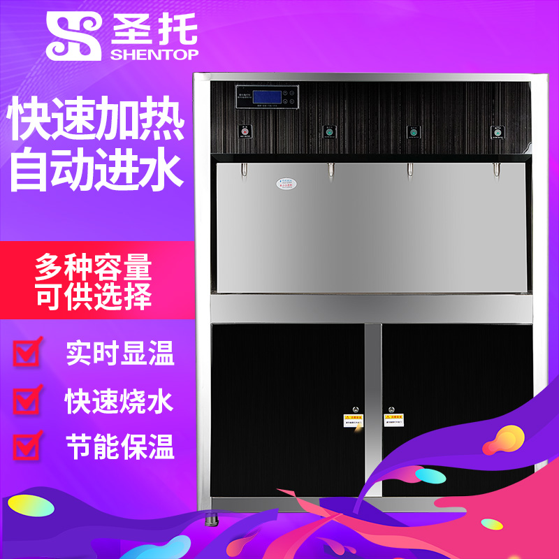 圣托(Shentop)三出水咀反渗透温热式饮水机 全自动净化水开水器 触摸温热式学校医院直饮机DBB06高清大图