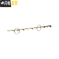 三维工匠北欧轻奢钥匙收纳玄关进口墙上置物架创意服装店试衣间墙壁挂钩 玫瑰金环形挂钩-大号