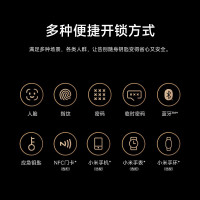 小米(MI)智能门锁2 人脸识别版 米家指纹锁推拉式电子锁3D人脸识别可视猫眼大屏全自动门锁办公家用密码锁防盗门集成门铃
