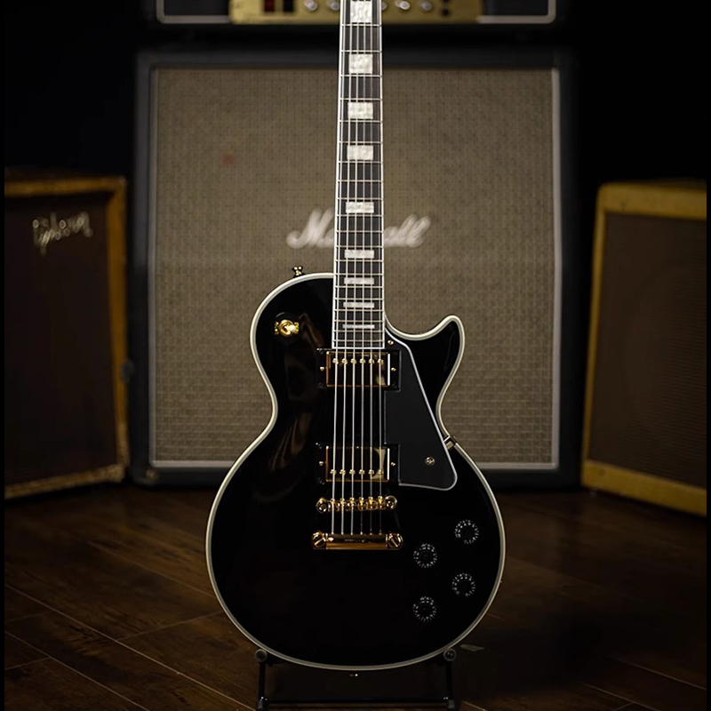 epiphone易普锋电吉它初学者入门男女生专用Les Paul Custom 黑卡