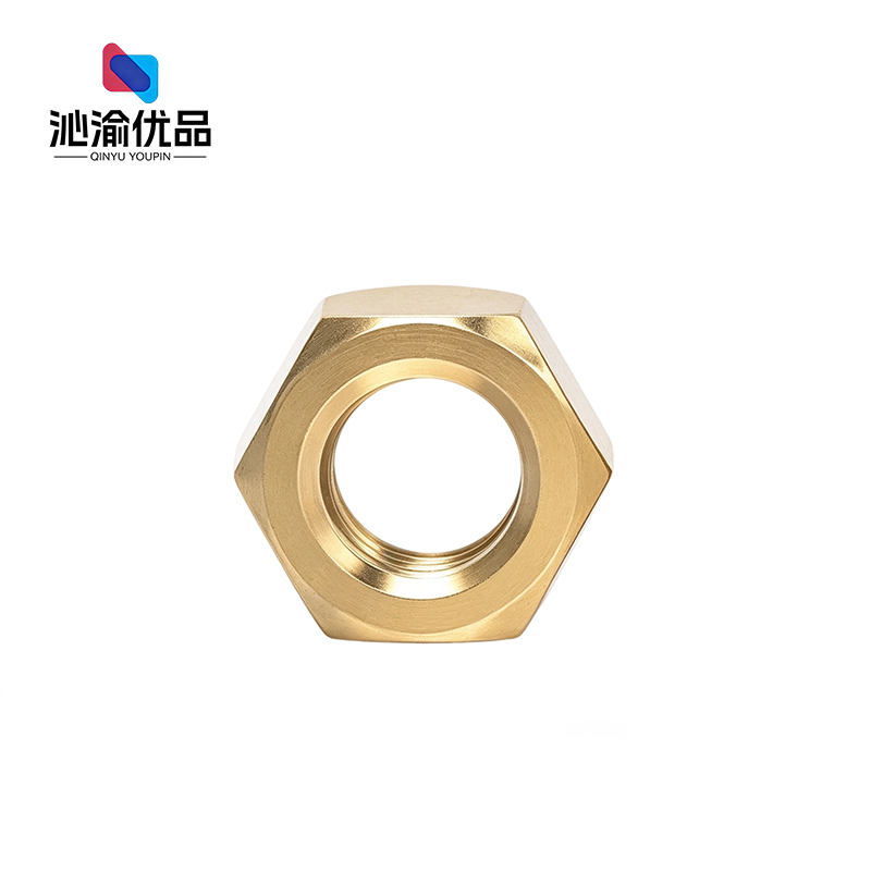 沁渝优品 黄铜螺母 M6 个高清大图