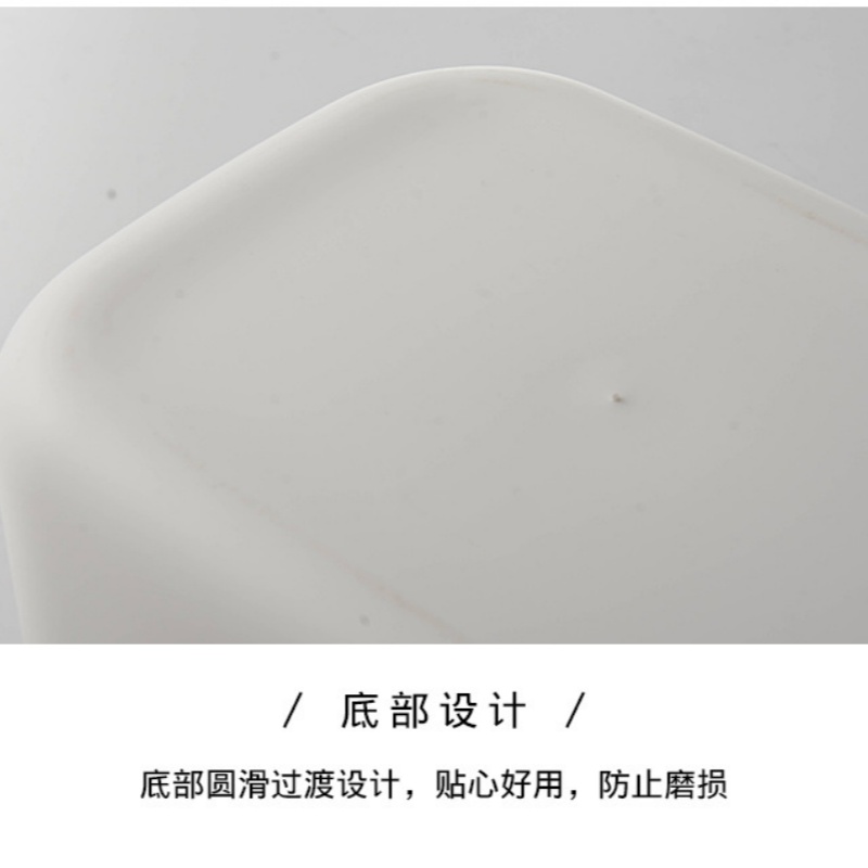 攸形 白色收纳盒高清大图