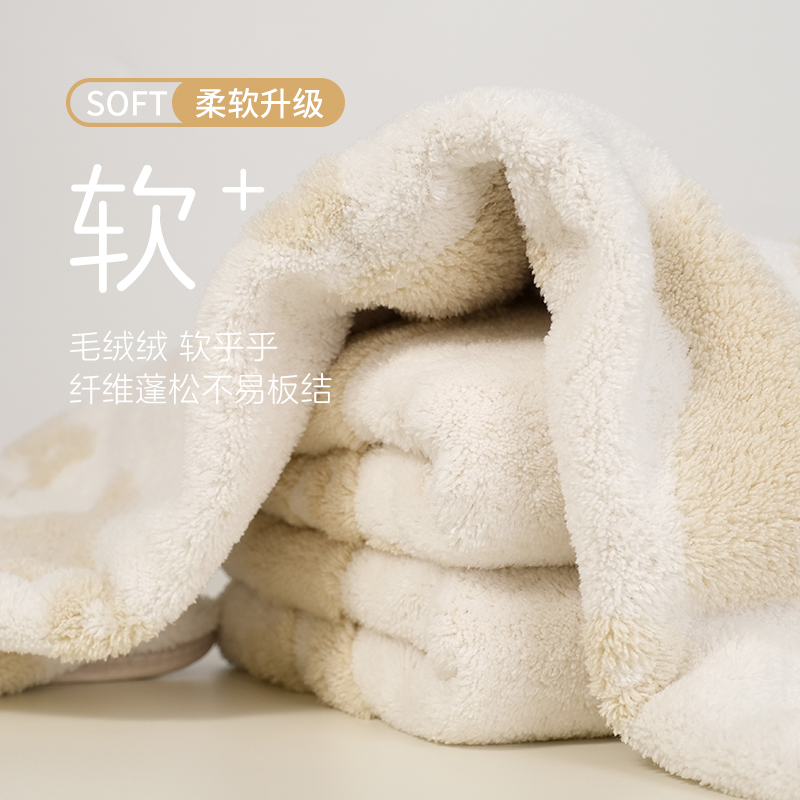 安居先森capybara卡皮巴拉毛巾浴巾干发帽组合 ANJU250423高清大图