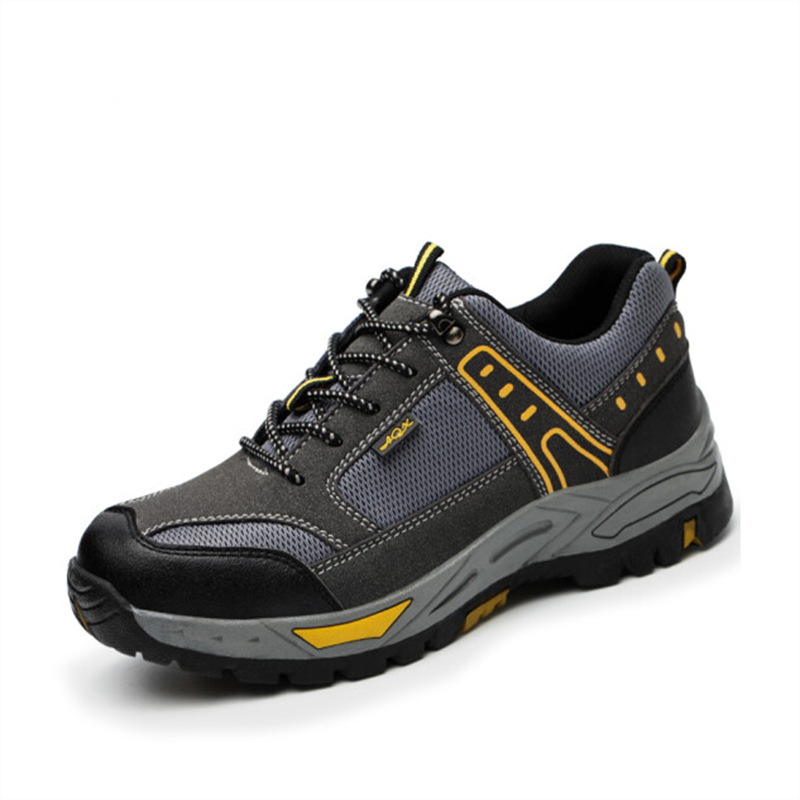 盾守42码四季网面透气抗造耐穿安全绝缘鞋防砸防刺劳保鞋视频