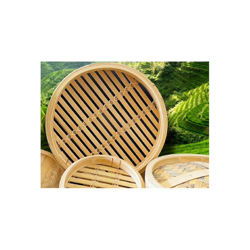 手工竹制蒸笼 60cm加深[笼]1个高清大图