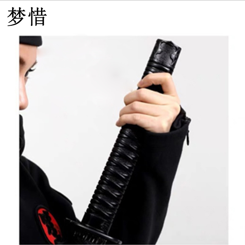 梦惜 半自动钢骨玻纤伞架 碰击布 塑料刀直柄手柄雨伞 YF-L2021017/把