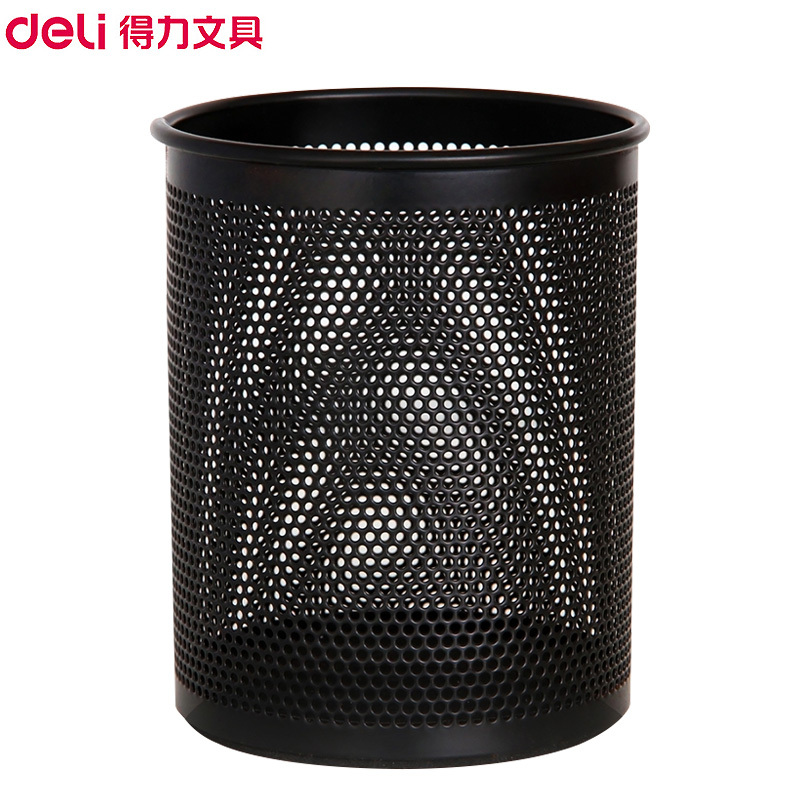 得力(deli)909笔筒(黑色)