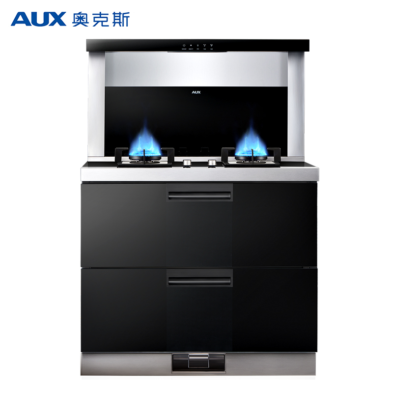 AUX奥克斯集成灶 厨房家用侧吸大风量大火力油烟机燃气一体灶套餐液化气JJZY-X511B