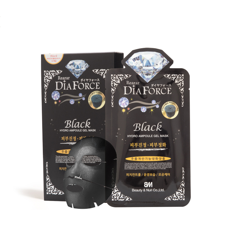 贵妇DIA FORCE瑞拉 迪雅芙丝水凝胶面膜 黑珍珠 5片/盒面贴膜滋润营养;清爽;保湿补水