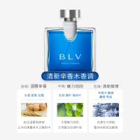 [易烊千玺亲选 正品保障]BVLGARI/宝格丽蓝茶 宝蓝淡香水100ml
