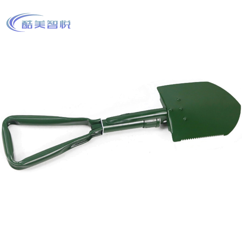 酷美智悦 多功能折叠工兵铲绿色 KM-BH670 把高清大图