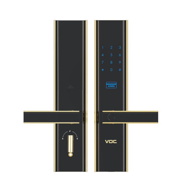 voc智能锁x9指纹锁家用防盗门锁电子密码智能门锁远程实时智控视频
