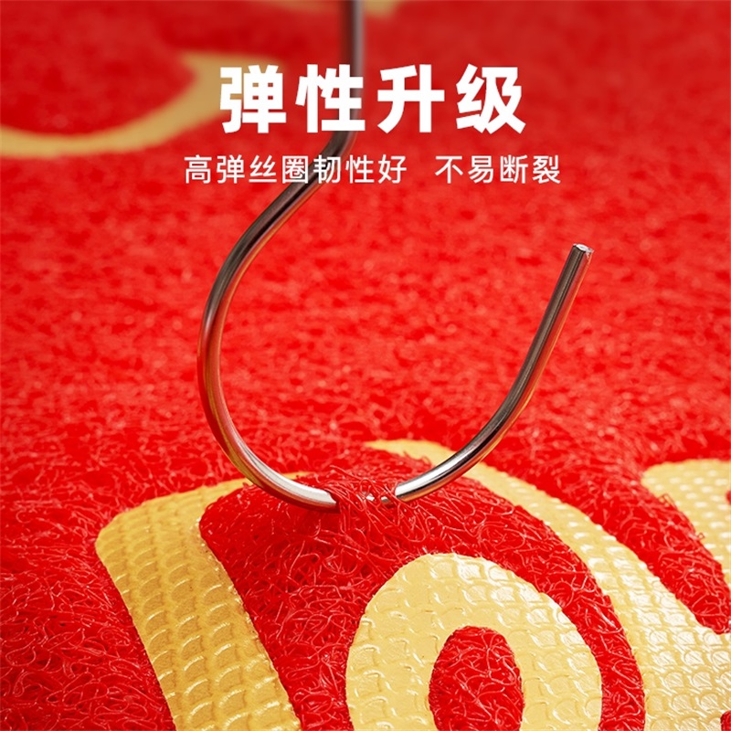 易企采 60*90CM进门地垫入户门门口丝圈地毯店铺迎宾脚垫欢迎光临出入平安入户门垫高清大图