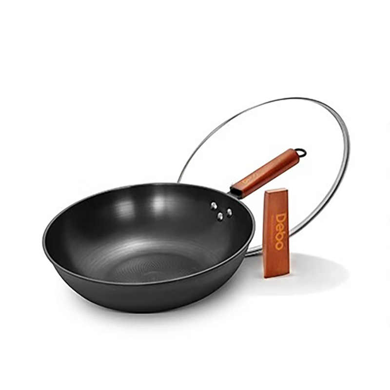 (顺丰发货)德铂(Debo)海勒无涂层不粘炒锅32cm DEP-DS179