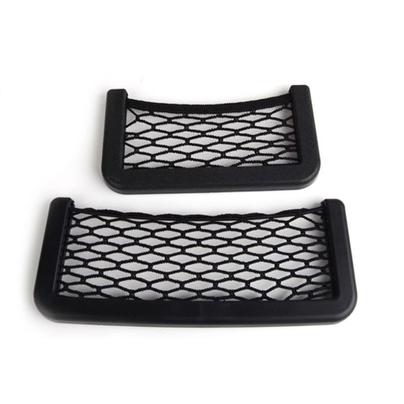 适用于汽车多功能置物网兜车内收纳网汽车用品车载置物袋储物格座椅背