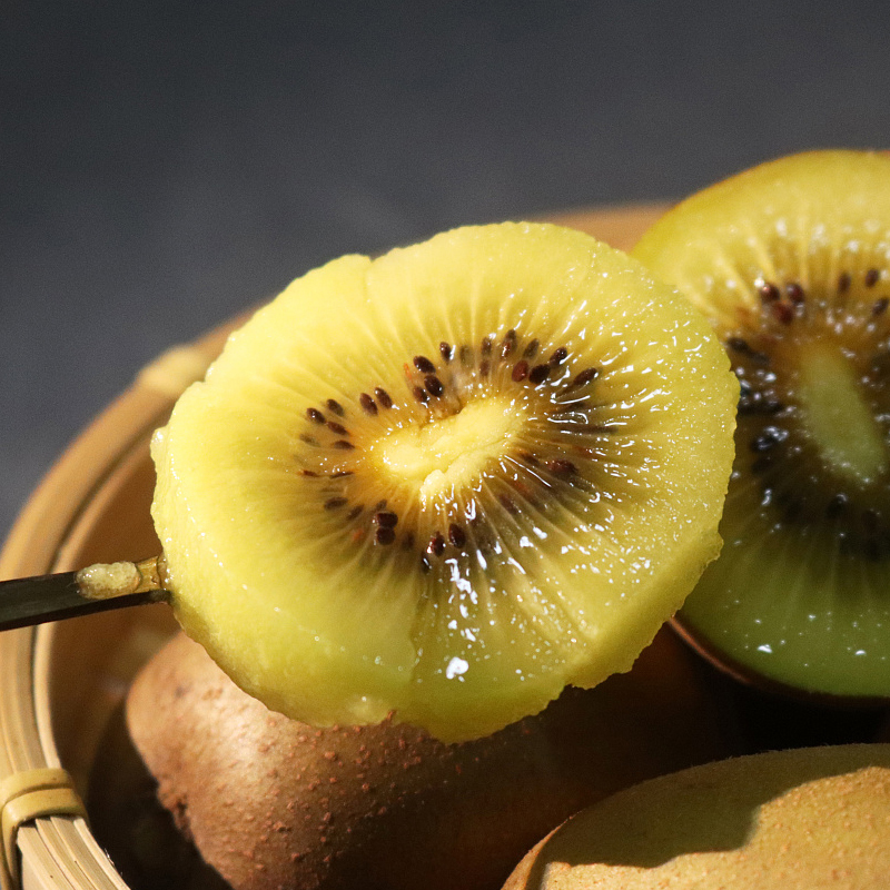 [苏鲜生]四川黄心猕猴桃 10枚装 (单果90-110g大果) 猕猴桃奇异果高清大图