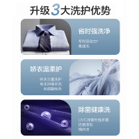 海尔(Haier) 10公斤 大容量 变频电机 波轮洗衣机 双动力系列 自编程 紫外线除菌 XQS100-BZ156