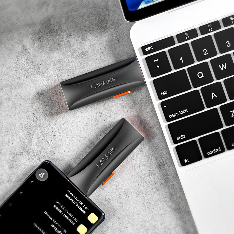 忆捷(EAGET)SU30-128G忆捷双接口固态U盘USB3.2/Type-C高速传输U盘金属商务推拉高清大图