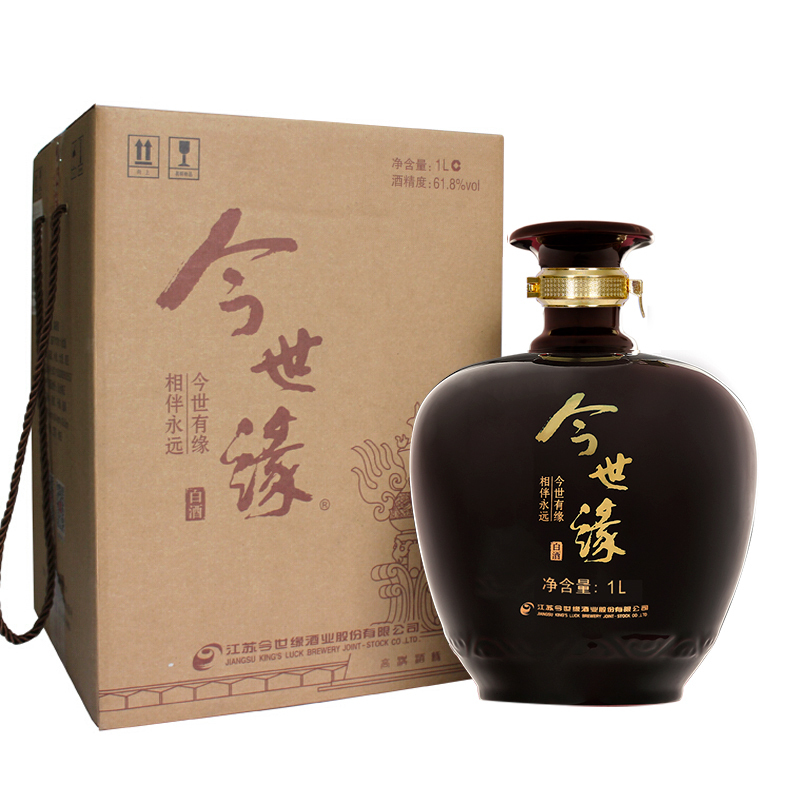 今世缘 封坛珍藏酒 61.8度/1L 企业团购(勿拍)